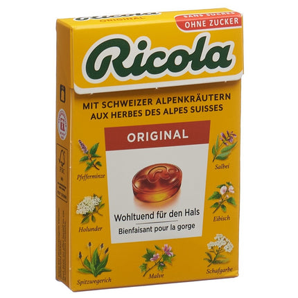 Ricola Original Bonbons ohne Zucker mit Stevia