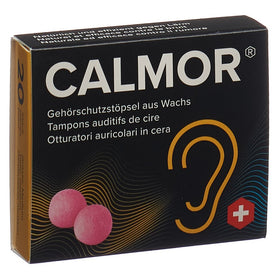 Calmor Gehörschutzstöpsel Wachs 20 Stk