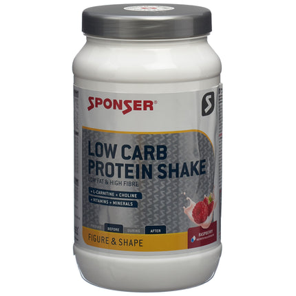 Sponser Protein Shake mit L-Carnitin Raspberry Ds 550 g