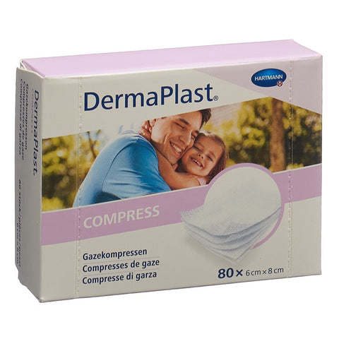DermaPlast Compress 6x8cm 80 Stk
