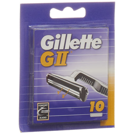 Gillette GII Ersatzklingen 10 Stk