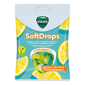 Vicks Soft Drop Zitrone Menthol Btl 90 g