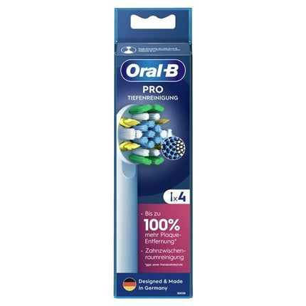 Oral-B Aufsteckbürsten Tiefenreinigung Pro 4 Stk