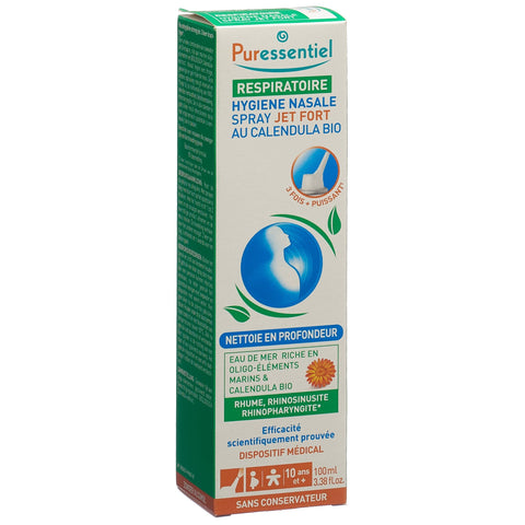 Puressentiel Nasenhygiene Spray mit starkem Sprühstrahl 100 ml