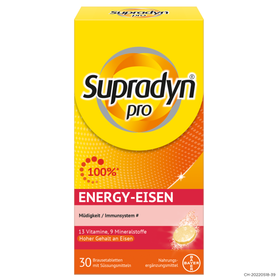 Supradyn<sup>®</sup> pro energy-eisen (Nahrungsergänzungsmittel), 30 Brausetabletten