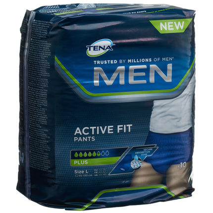 TENA Men Active Fit Pants Plus L/XL 10 Stk