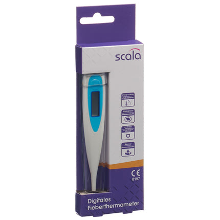scala Digital Thermometer SC 17 basic blau
